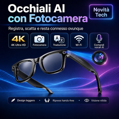 Occhiali smart 4K