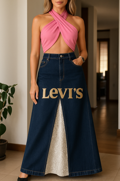 Coordset • Cotone e denim • Blu — Marlene