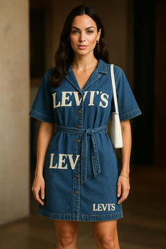 Vestito • Denim • Blu — Doris