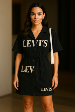 Vestito • Denim • Blu — Doris