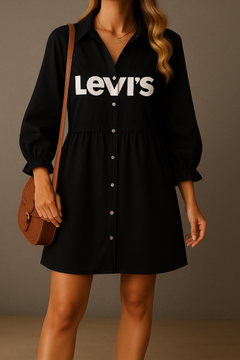 Vestito • Denim • Blu — Camelia